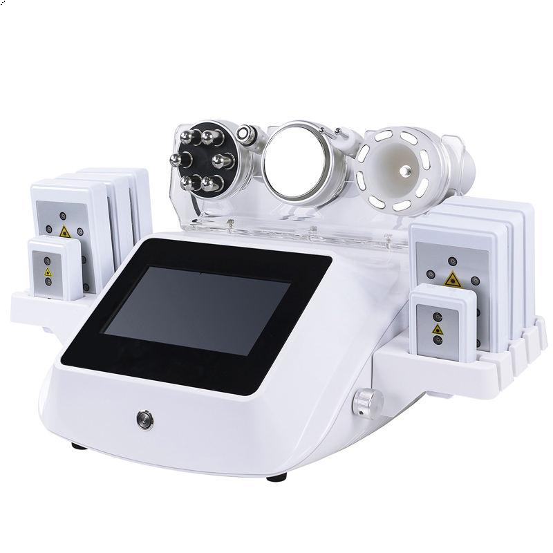 6 In 1 40K Ultrasonic Cavitation Vacuum Slimming Machine Radio Frequency Lipo Beauty Equipment