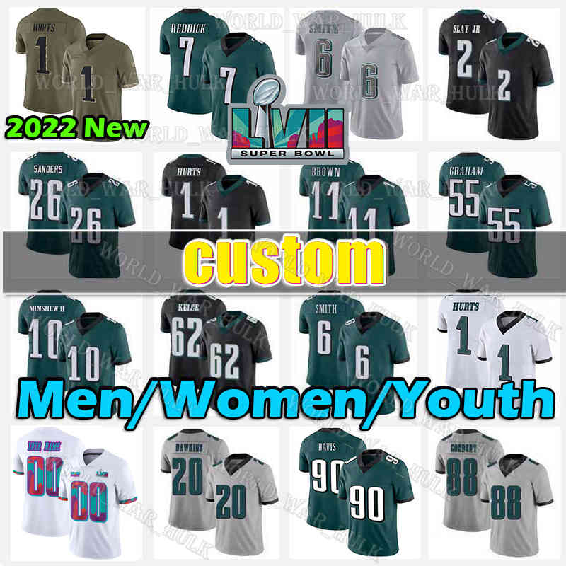 Jason Kelce Jersey 1 Jalen Hurts DeVonta Smith Football Haason Reddick Super Bowl LVII Reggie White Boston Scott 88 Goedert 90 Davis 17 Dean TJ Edwards Brian Westbrook, Men jersey(laoy)+patch
Jason Kelce Jersey 1 Jalen Hurts DeVonta Smith Football Haason Reddick Super Bowl LVII Reggie White Boston Scott 88 Goedert 90 Davis 17 Dean TJ Edwards Brian Westbrook, Men jersey(laoy)+patch
