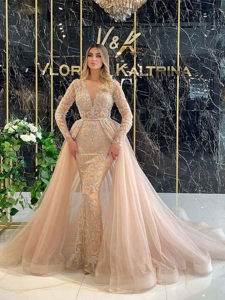 Casual Dresses Women Deep V-Neck Party Dresses V-Neck Long Sleeve Bodycon Fishtail Maxi Dress Ladies Evening Club Sequins Elegant Dress Robe 230210