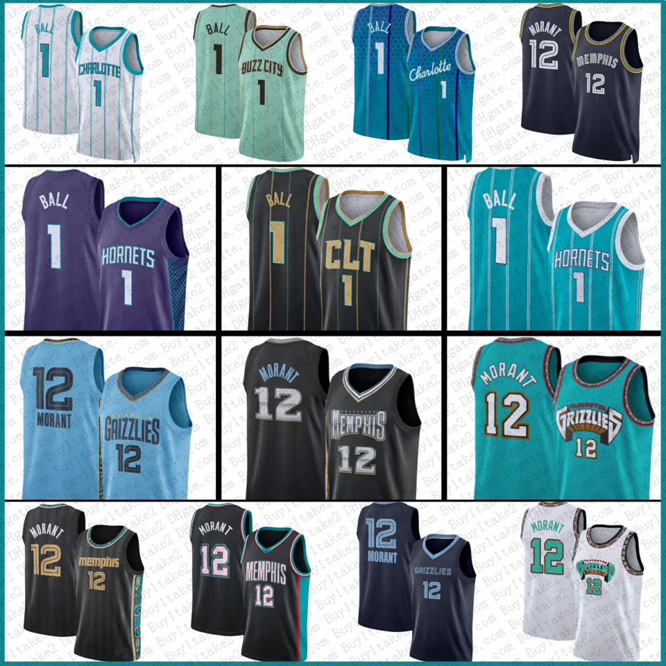 12 Ja Morant 1 LaMelo Ball Basketball Jerseys Hornet Desmond Bane Vancouver Grizzlie City Terry Rozier Jaren Jackson Jr Shirt Teal Jersey 2022 2023, Mens 
12 Ja Morant 1 LaMelo Ball Basketball Jerseys Hornet Desmond Bane Vancouver Grizzlie City Terry Rozier Jaren Jackson Jr Shirt Teal Jersey 2022 2023, Mens
