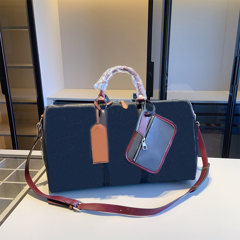 Men Designers Duffle Bag 50cm Classical for Women Travel Bags Men's Hand Luggage Travel Bag Men Leather Handbags Large Cross Body Totes