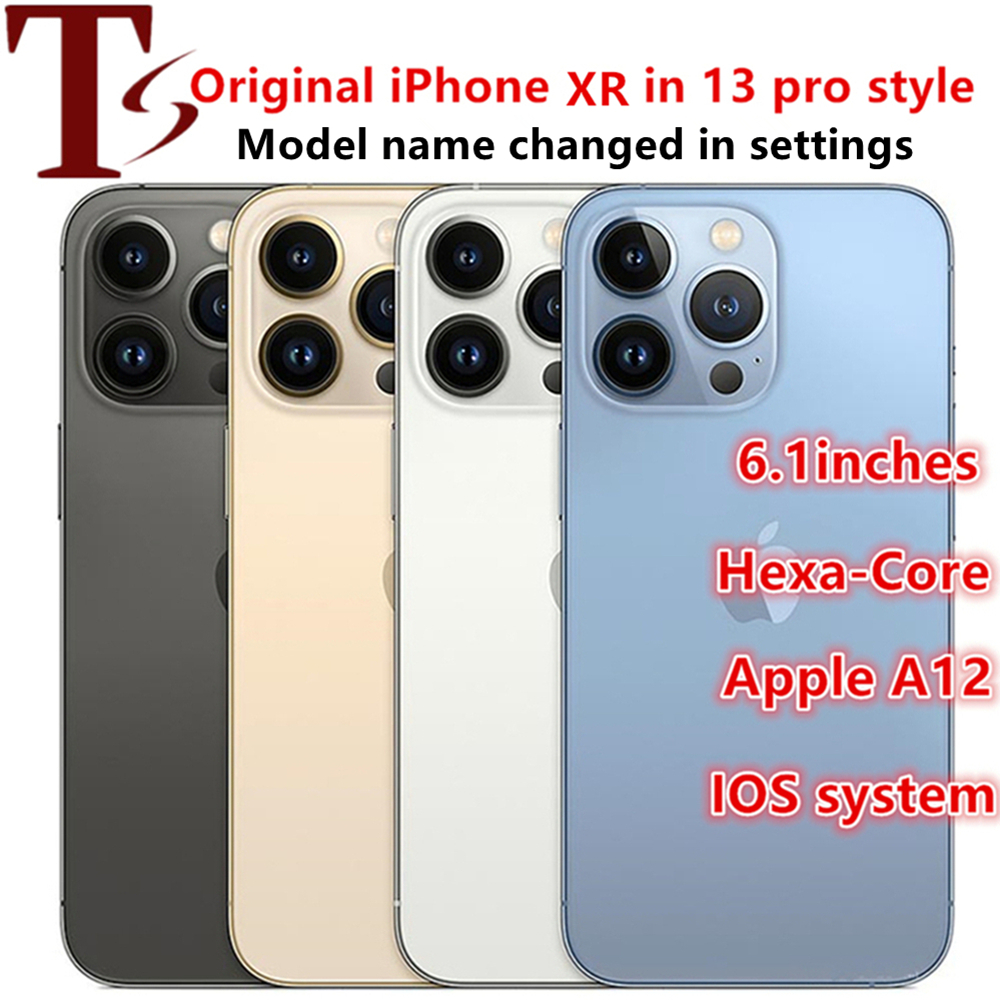 Apple Original iphone XR in iphone 13 pro style phone Unlocked with iphone13 box&Camera appearance 3G RAM smartphone, Blue
Apple Original iphone XR in iphone 13 pro style phone Unlocked with iphone13 box&Camera appearance 3G RAM smartphone, Blue