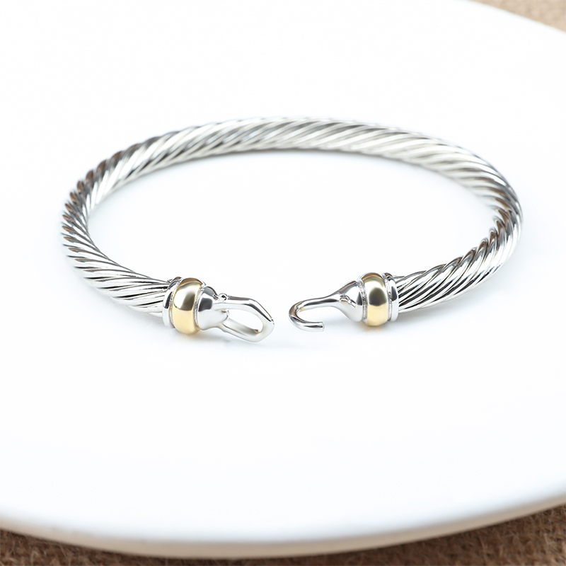 Fashion Bangle Cable Wire Bracelet U Bangle Silver Wire Exquisite Simple Jewelry Bangle For Women 5mm
Fashion Bangle Cable Wire Bracelet U Bangle Silver Wire Exquisite Simple Jewelry Bangle For Women 5mm