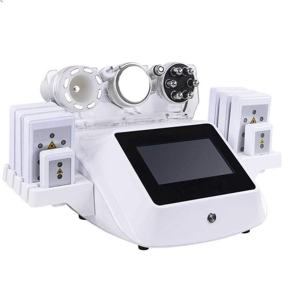 6 In 1 40K Ultrasonic Cavitation Vacuum Slimming Machine Radio Frequency Lipo Beauty Equipment