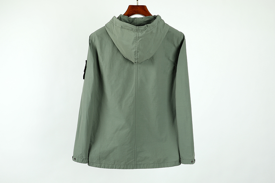 AAA quality brand men's topstoney jackets 4-color multi-pocket drawcord hood coat Loose casual jacket Size M-2XL