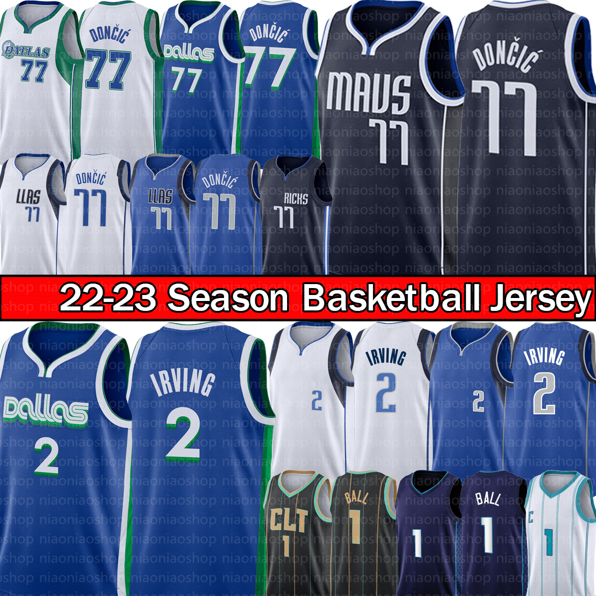 Luka Doncic Kyrie Irving Basketball Jerseys LaMelo Ball Charlottes Hornetes City 77 11 1 Blue Black Edition Green Men T-Shirt 2022 2023 Dalla Maverick Jersey, Mens
Luka Doncic Kyrie Irving Basketball Jerseys LaMelo Ball Charlottes Hornetes City 77 11 1 Blue Black Edition Green Men T-Shirt 2022 2023 Dalla Maverick Jersey, Mens
