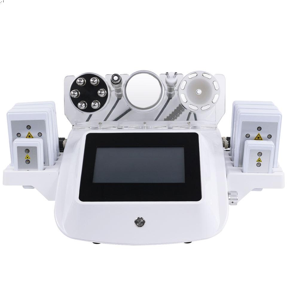 6 In 1 40K Ultrasonic Cavitation Vacuum Slimming Machine Radio Frequency Lipo Beauty Equipment