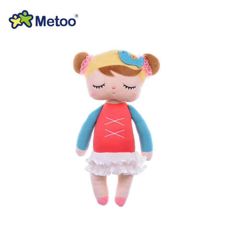 Bath Toys Metoo Doll Plush Toys For Girls Baby Kawaii Mother and Kid Style 2 Piece Angela For Children Christmas Birthday GiftJ230210