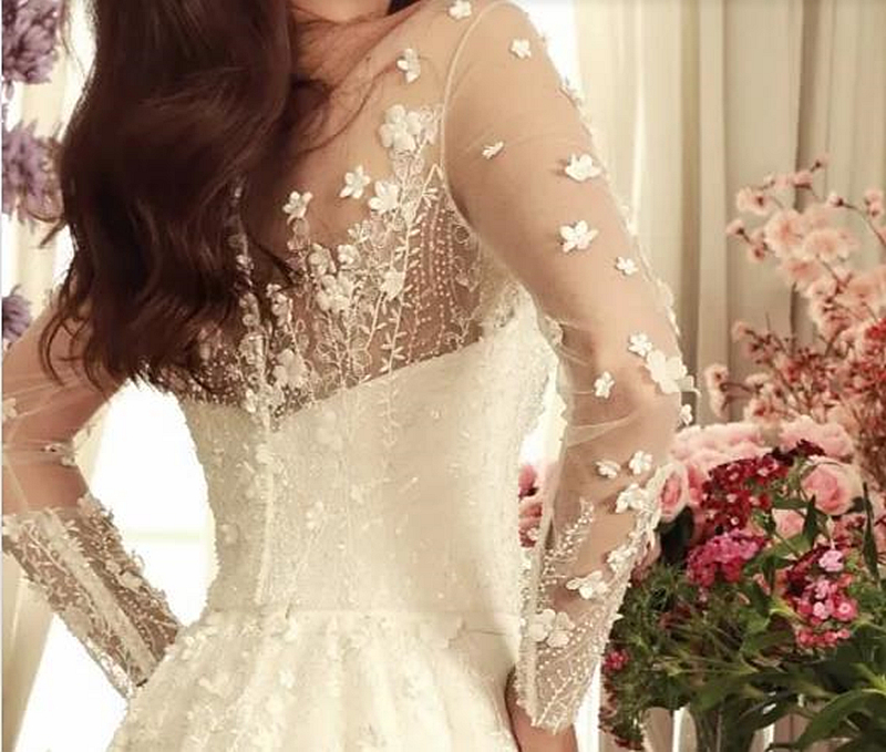Boho Wedding Dress Bride Jumpsuits With Pockets Detachable Train Lace Jacket 3D Floral Applique Long Spring Summer Bridal Gowns Country Garden Women E