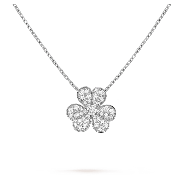 frivole pendant necklace 3 leaf clover necklace Multiple specifications Multiple styles gold rose gold silver crystal diamond neck