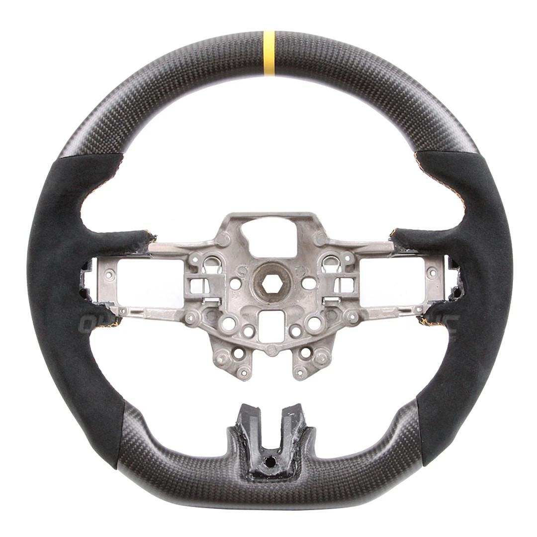 Car Steering Wheels Car Accessories Custom Carbon Fiber Steering Wheel for Ford Mustang 20 16-20 18
