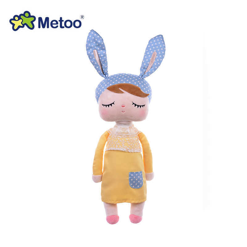 Bath Toys Metoo Doll Plush Toys For Girls Baby Kawaii Mother and Kid Style 2 Piece Angela For Children Christmas Birthday GiftJ230210