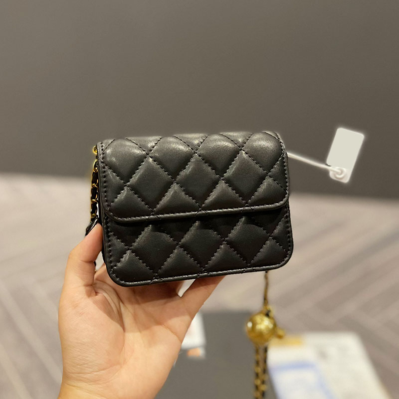 Ladies Classic Mini Vanity Cosmeic Case Bags With Gold Crush Ball Metal Hardware Matelasse Chain Crossbody Shoulder Coin Purse Outdoor Sacoche 13X8CM, Black
Ladies Classic Mini Vanity Cosmeic Case Bags With Gold Crush Ball Metal Hardware Matelasse Chain Crossbody Shoulder Coin Purse Outdoor Sacoche 13X8CM, Black