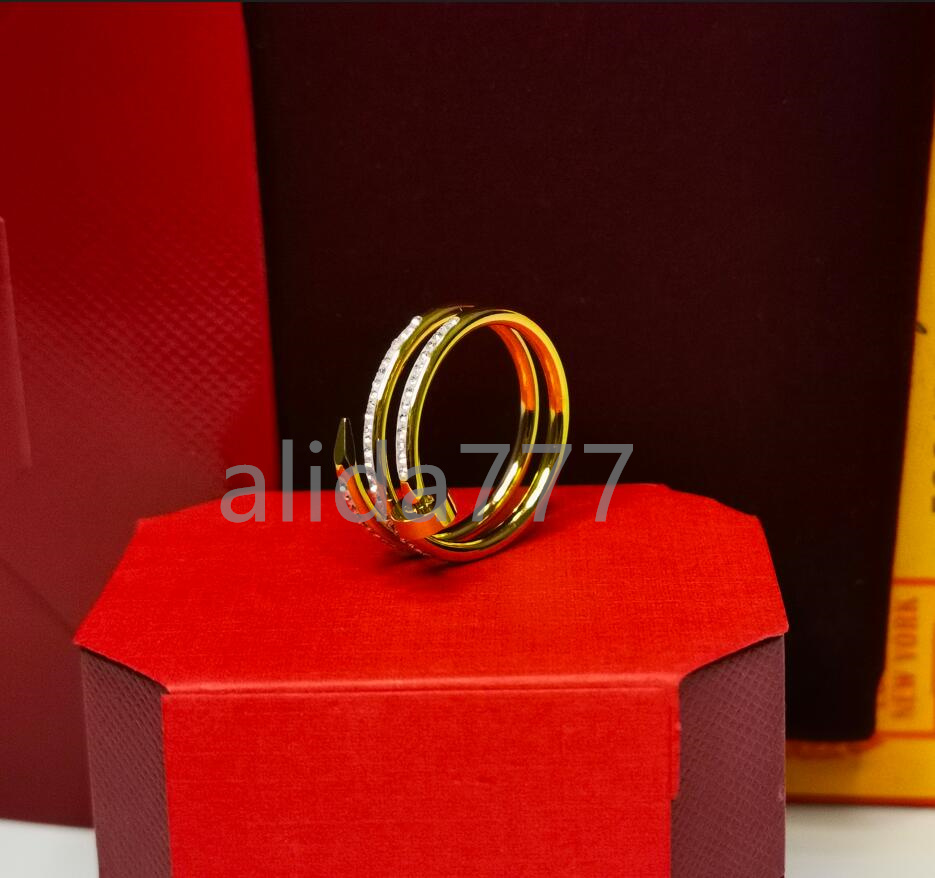 Nail designer ring For Women/Men Gold Rings Carti Wedding Band Luxury Jewelry Accessories Titanium Steel Gold-Plated Never Fade Size 5-11 Gold/Silver/Rose/black
Nail designer ring For Women/Men Gold Rings Carti Wedding Band Luxury Jewelry Accessories Titanium Steel Gold-Plated Never Fade Size 5-11 Gold/Silver/Rose/black