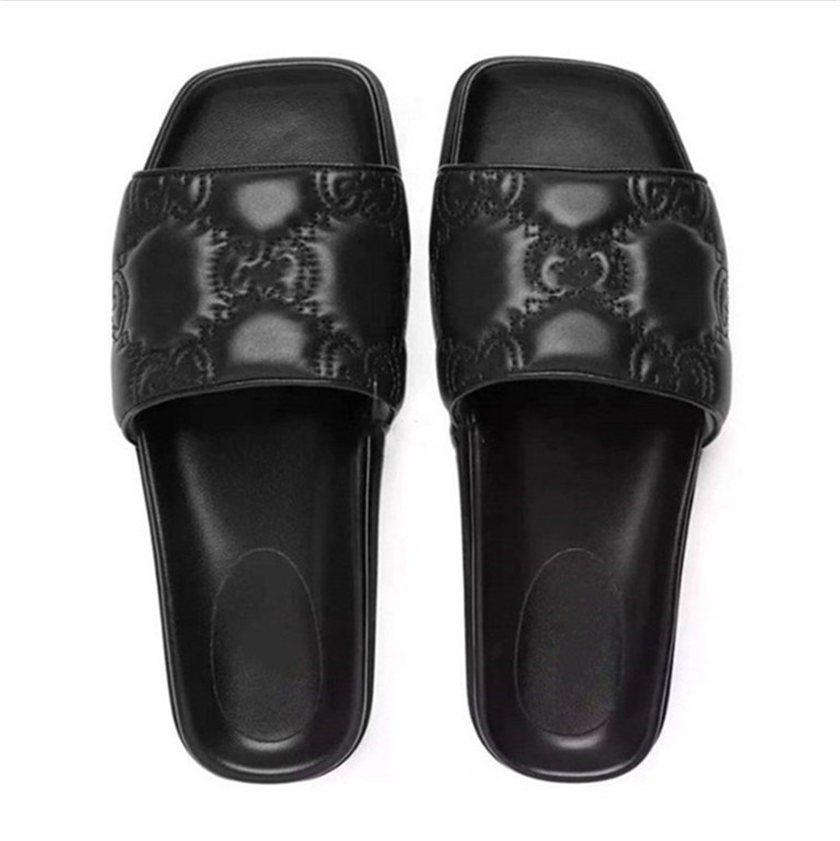 Classic thick bottom Designer Slippers Women Summer Solid Color Sandals Black Leather Slide Womens Leather Alphabet Beach Shoes, Pink
Classic thick bottom Designer Slippers Women Summer Solid Color Sandals Black Leather Slide Womens Leather Alphabet Beach Shoes, Pink
