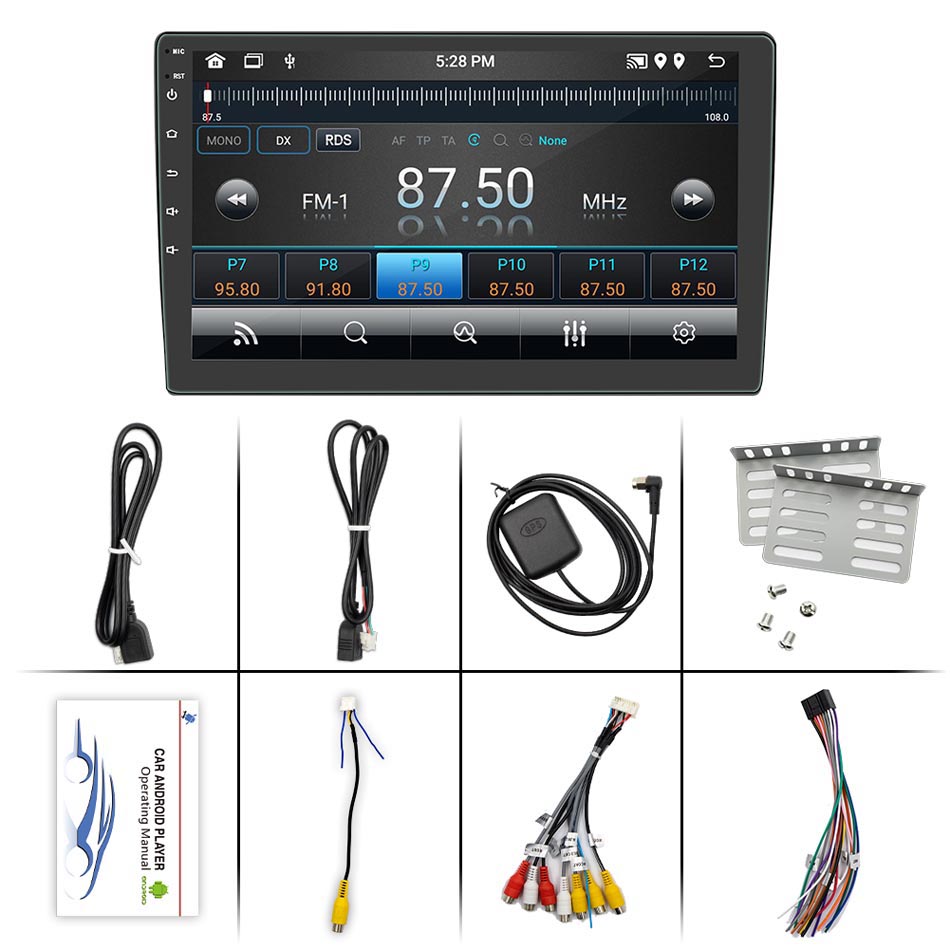 2 Din Android Car Mtimedia Video Player Autora GPS WIFI Bluetooth Stereo Ra Universal 7 C251017