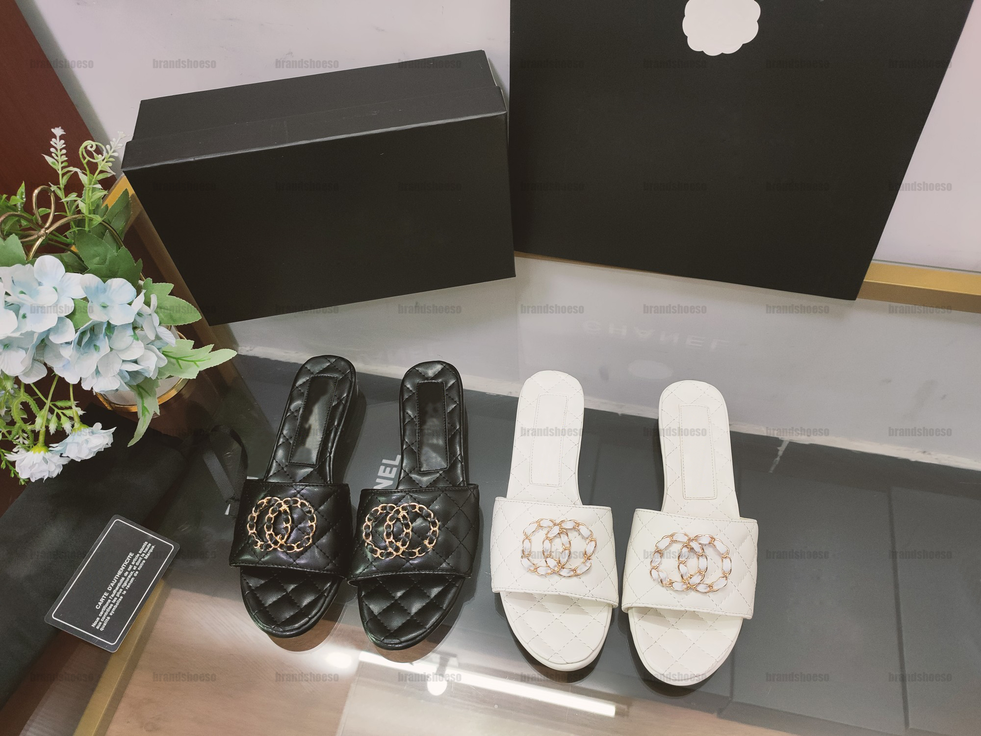 Woman Chanel Shoes Slipper Beach New Europe And America Women Man Lovers Summer Soft Bottom Antiskid chanel Cool Slippers, Black
Woman Chanel Shoes Slipper Beach New Europe And America Women Man Lovers Summer Soft Bottom Antiskid chanel Cool Slippers, Black