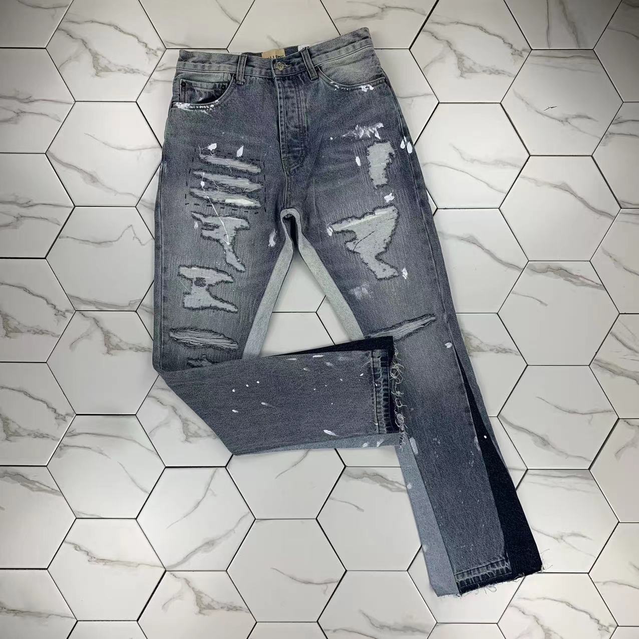 HM574 Mens jeans black cargo pants Designer Jeans skinny stickers light wash ripped motorcycle rock revival joggers true religions Casual Elastic Trousers Denim, Blue
HM574 Mens jeans black cargo pants Designer Jeans skinny stickers light wash ripped motorcycle rock revival joggers true religions Casual Elastic Trousers Denim, Blue
