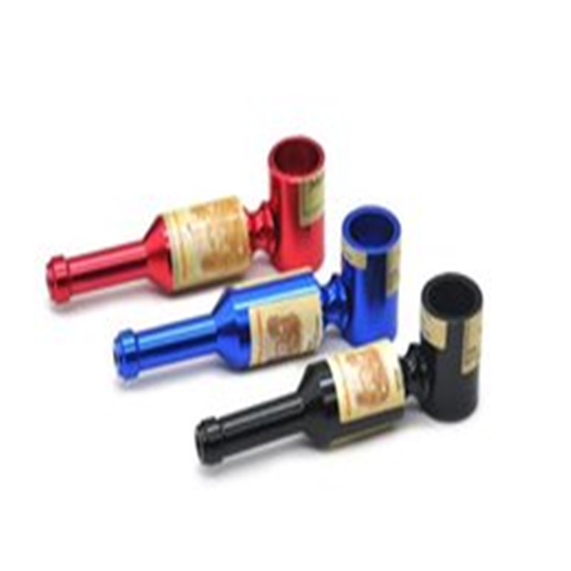 Smoking Pipes portable cigarette holder metallic aluminum small red wine bottle cigarette rod new small red pipe
Smoking Pipes portable cigarette holder metallic aluminum small red wine bottle cigarette rod new small red pipe