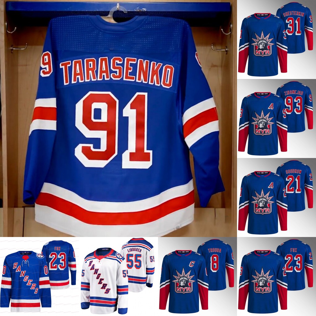91 Vladimir Tarasenko Rangers 2023 Reverse Retro Jersey Igor Shesterkin Adam Fox Mika Zibaneja Artemi Panarin Chris Kreider Jacob Trouba Alexis Lafreniere Filip, Youth s-xl
91 Vladimir Tarasenko Rangers 2023 Reverse Retro Jersey Igor Shesterkin Adam Fox Mika Zibaneja Artemi Panarin Chris Kreider Jacob Trouba Alexis Lafreniere Filip, Youth s-xl