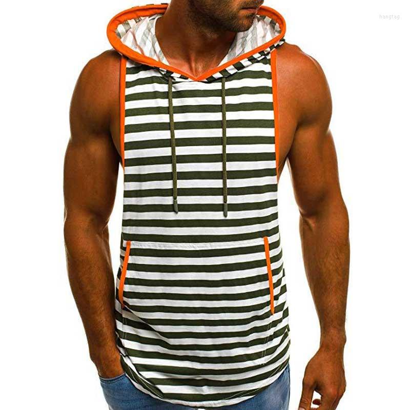 Men's Hoodies Male Hooded Vest Undershirt Summer Fitness Hoodie Tank Top Mens Stringer Striped Sleeveless Bodybuilding Tee Shirts Men MY076, Green
Men's Hoodies Male Hooded Vest Undershirt Summer Fitness Hoodie Tank Top Mens Stringer Striped Sleeveless Bodybuilding Tee Shirts Men MY076, Green