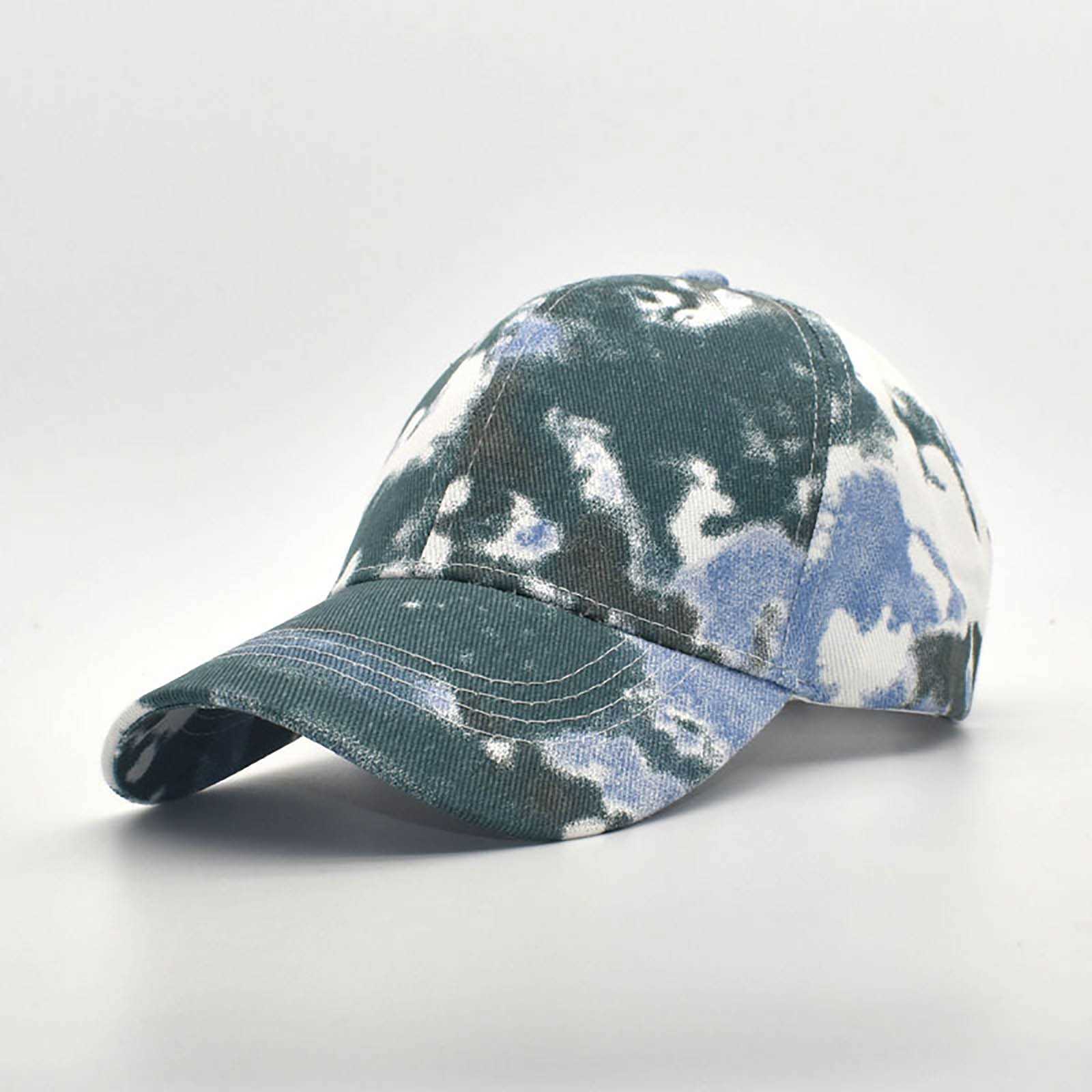 Ball Caps Cap Pack Tie Dye Baseball Cap Men's And Women's Fashion Trend Duck Cap Spring And Summer Outdoor Casual Fitted Dad Hats for Men G2