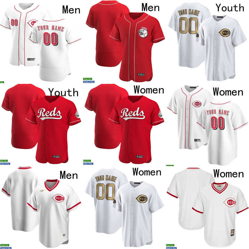 Baseball Jersey 2022 All-Star Cincinnati 19 Joey Votto 9 Moustakas 30 Ken Griffey Jr. 14 Pete Rose 5 Johnny Bench 11 Barry Larkin 7 Eugenio Suarez Reds, Colour 
Baseball Jersey 2022 All-Star Cincinnati 19 Joey Votto 9 Moustakas 30 Ken Griffey Jr. 14 Pete Rose 5 Johnny Bench 11 Barry Larkin 7 Eugenio Suarez Reds, Colour