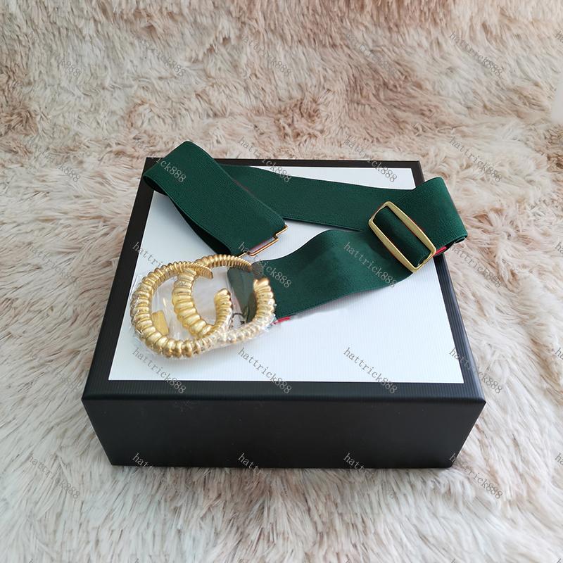 2023 Fashion womens Elastic webbing Belt classic Ceinture double Buckle Genuine dress Belts For women Waist waistband, Green
2023 Fashion womens Elastic webbing Belt classic Ceinture double Buckle Genuine dress Belts For women Waist waistband, Green