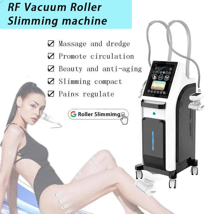 Professional RF Vacuum Roller Slimming machine 360 rotation deep-tissue massage Cellulite Reduction Facial Beauty and Anti-aging