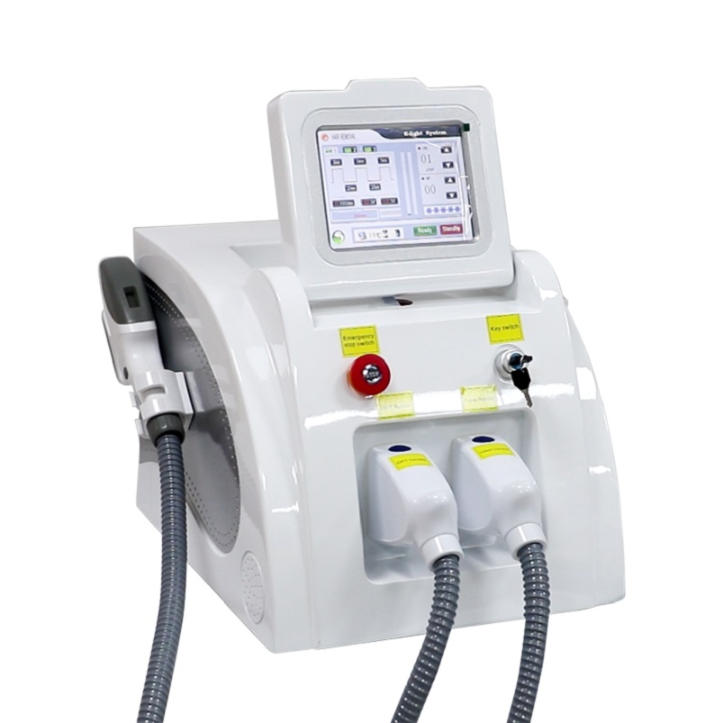 2 in 1 Tattoo Removal Hair Removal Machine Elight ipl opt rf and Yag Laser Device