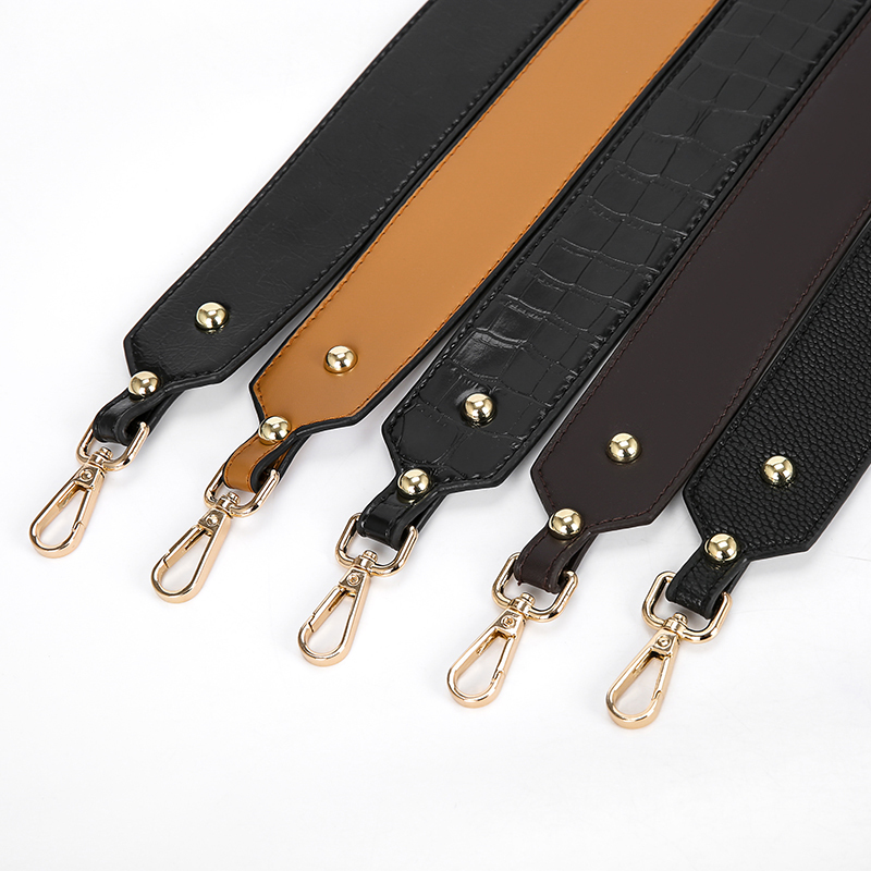Bag Parts Accessories PU Leather Bag Strap Women Handbag Belt Shoulder Messenger Crossbody Bag Wide Strap Replacement Strap Bag Adjustable Belt Bag 23