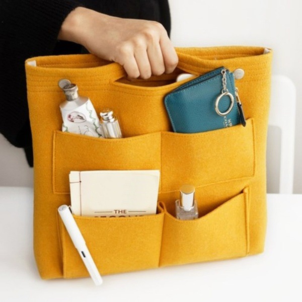 Felt Purse Bag Organizer Insert with zipper Bag Tote Shaper Fit Speedy Neverfull, Beige
Felt Purse Bag Organizer Insert with zipper Bag Tote Shaper Fit Speedy Neverfull, Beige