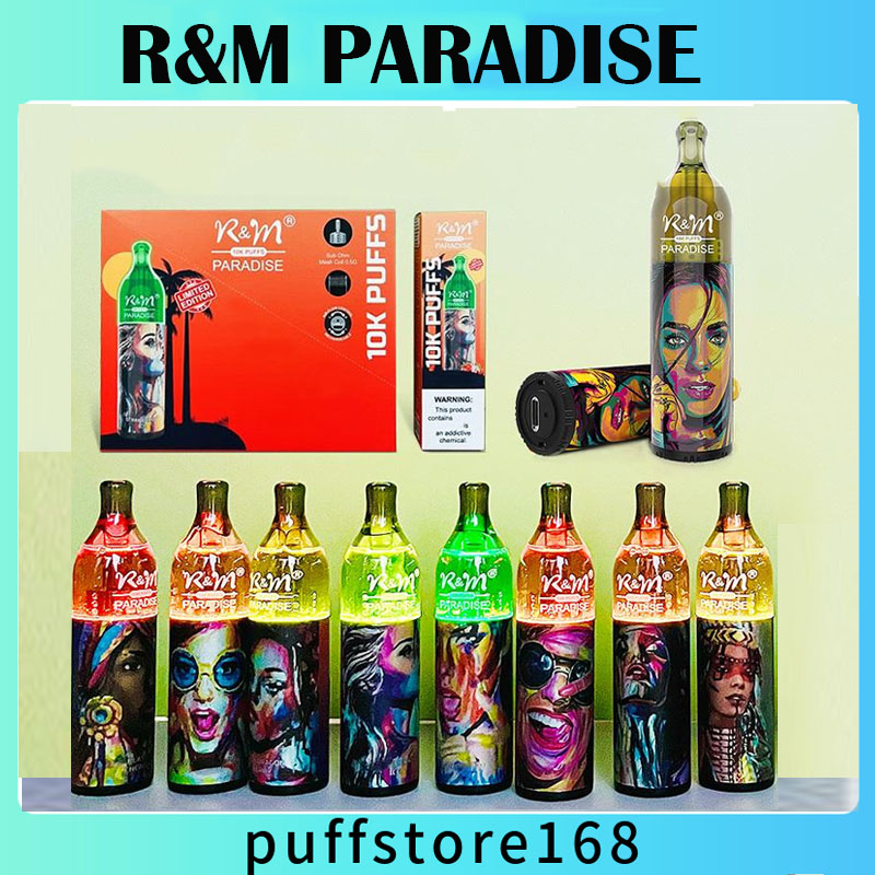 Original Newest R&M Paradise 10K Puffs Cloud Beast Disposable E cigarette Vape Pen 17ml Prefilled 5% Cartridge Pod Device rechargeable Battey Airflow Control vapes
Original Newest R&M Paradise 10K Puffs Cloud Beast Disposable E cigarette Vape Pen 17ml Prefilled 5% Cartridge Pod Device rechargeable Battey Airflow Control vapes