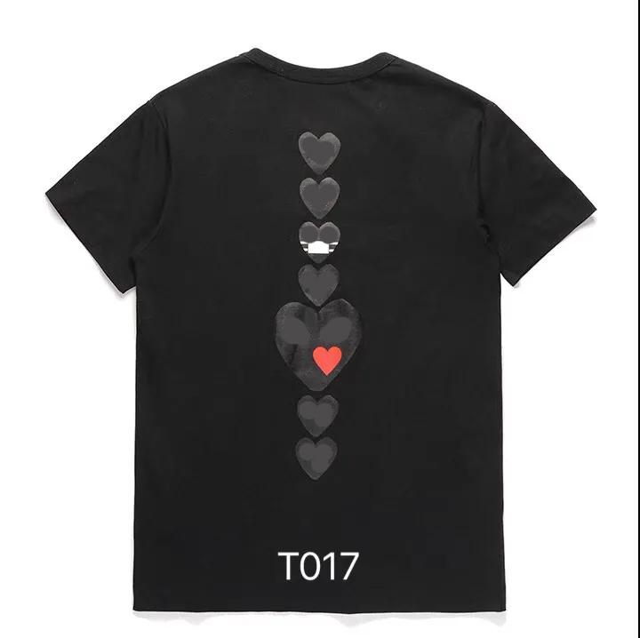 T-shirts Summer Cdgs Mens Play t Shirt Short Sleeve Womens Des Badge Garcons Embroidery Heart Red 11, 18
T-shirts Summer Cdgs Mens Play t Shirt Short Sleeve Womens Des Badge Garcons Embroidery Heart Red 11, 18