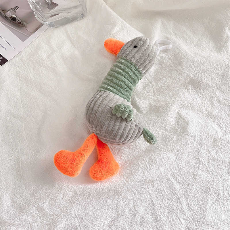 Key Rings Cartoon Cute Plush Ugly Duck Keychain Toy Soft Key Ring Lady Girl Charm Bag Pendant Car New Kids Cute Duck Keyring Children Gift G230210