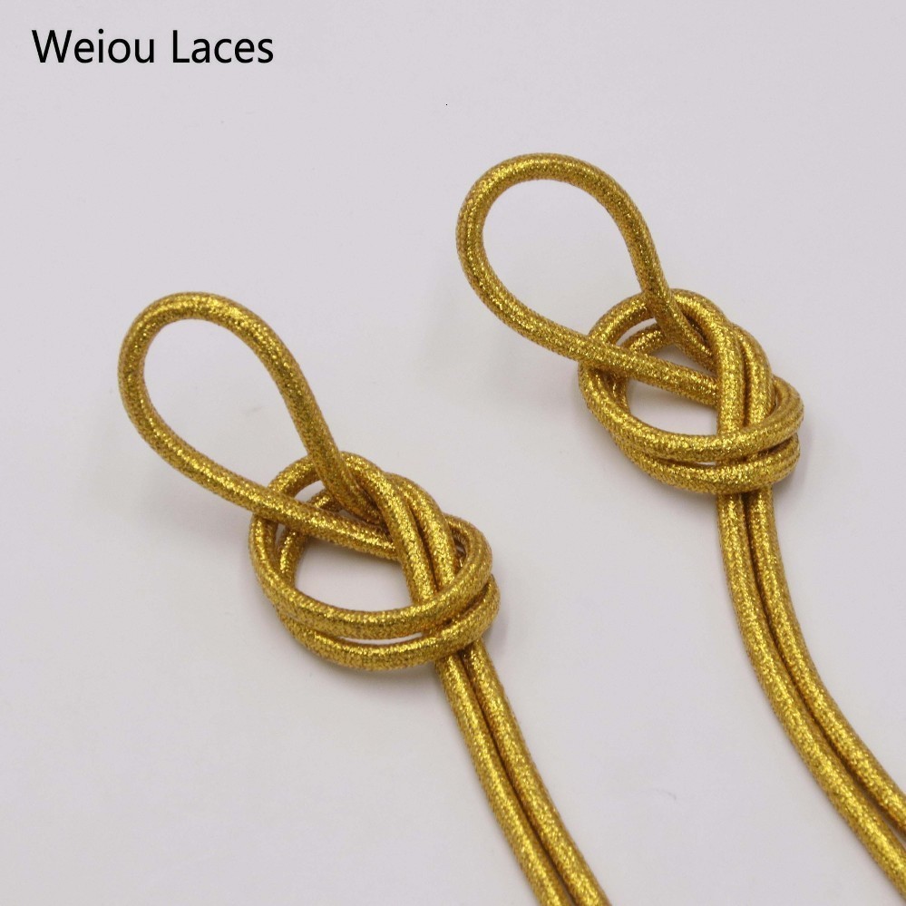 Shoe Parts Accessories 30 PairsLotWeiou 45mm Colorful Rounded Metallic Shoelaces Fancy Sports Canvas Shoestrings Unique Pearlized Rope Laces 230211