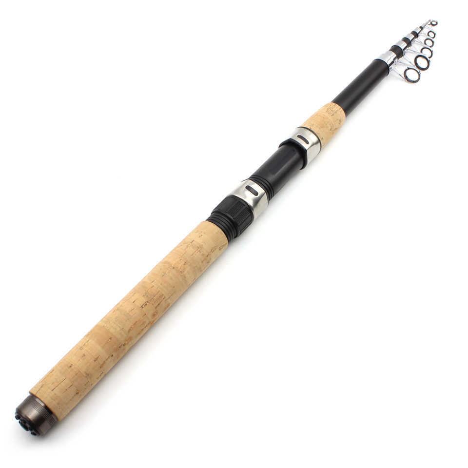 Boat Fishing Rods Promotion! 27m 30m 36m Telescopic Fishing Rod carbon wooden handle Spinning Rod sea carp fishing pole Lure Weight 30150g J230211