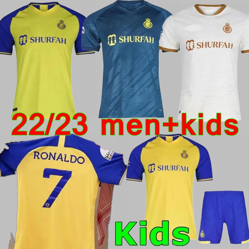 Al Nassr FC soccer Jerseys Ronaldo 2022 2023 Home yellow away 22 23 CR7 Gonzalo Martinez Talisca Ghislain Konan Vincent Aboubakar men Football shiirt Al-Nassr FC, 3rd
Al Nassr FC soccer Jerseys Ronaldo 2022 2023 Home yellow away 22 23 CR7 Gonzalo Martinez Talisca Ghislain Konan Vincent Aboubakar men Football shiirt Al-Nassr FC, 3rd
