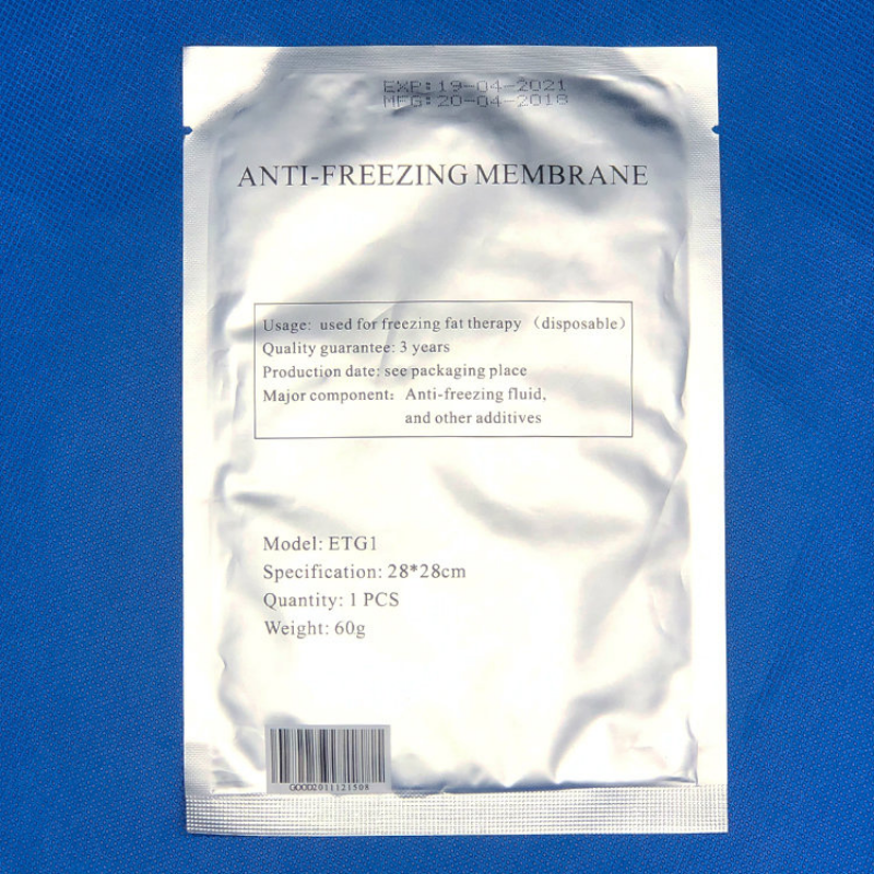 Accessories Parts Anti Freezing Membranes Cryo Cool Pad Anti Freeze Cryotherapy Antifreeze Membrane 27x30CM 34x42CM For Clinical Salon Use