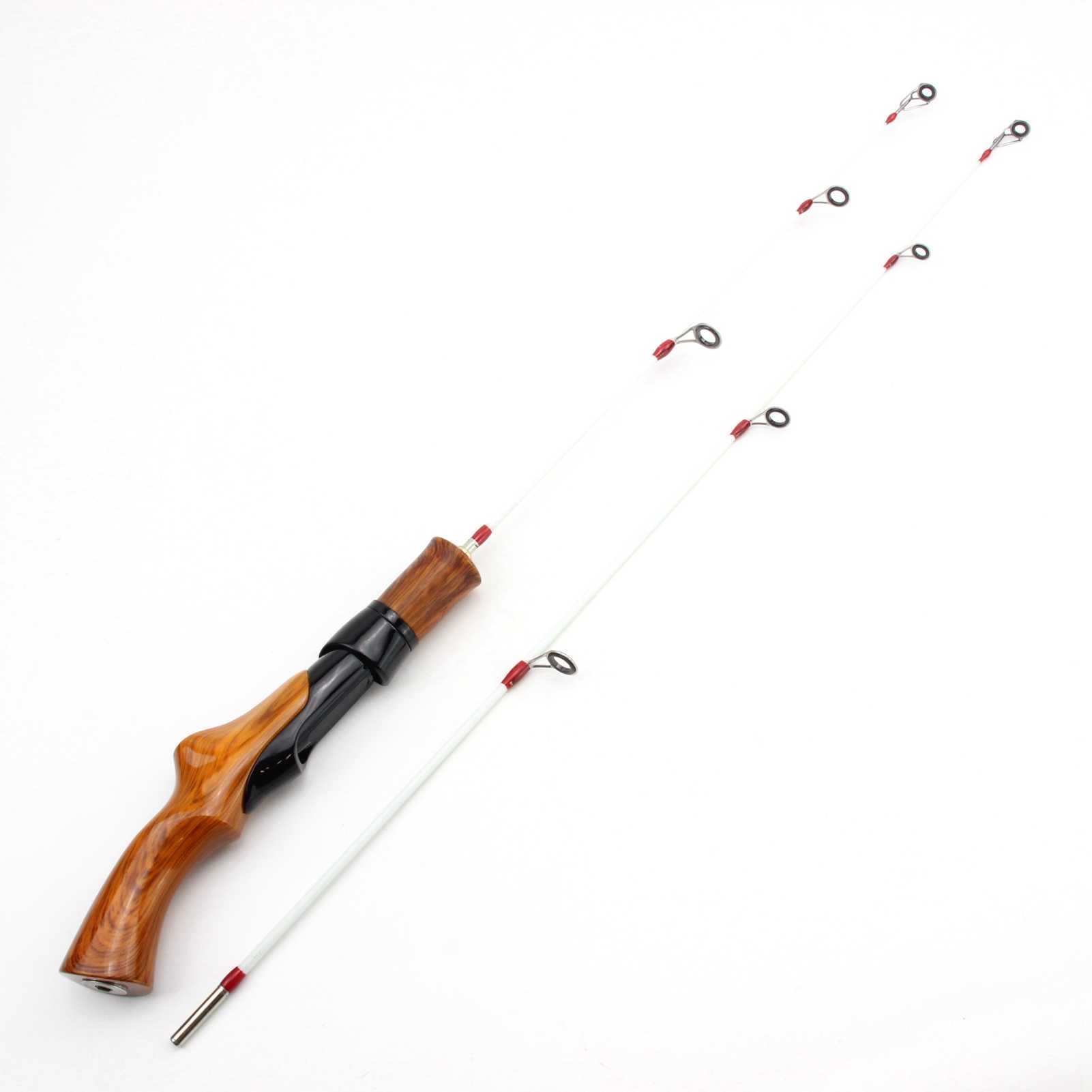 Boat Fishing Rods NEW 54cm 74cm 2 tips ice Rod Reel Combos Portable Winter Ice Fishing Rods Spinning Rod Carbon Fiber Ice pole Ultralight pole J230211