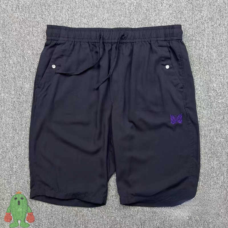 Men's Pants NEEDLES Short Pants 22SS Butterfly Embroidery Casual Track GE Shorts