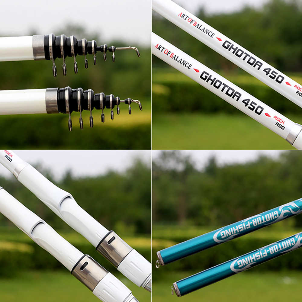 Boat Fishing Rods GHOTDA Telescopic Fishing Rod 36455463M High Carbon Travel UltraLight Spinning fishing rod J230211