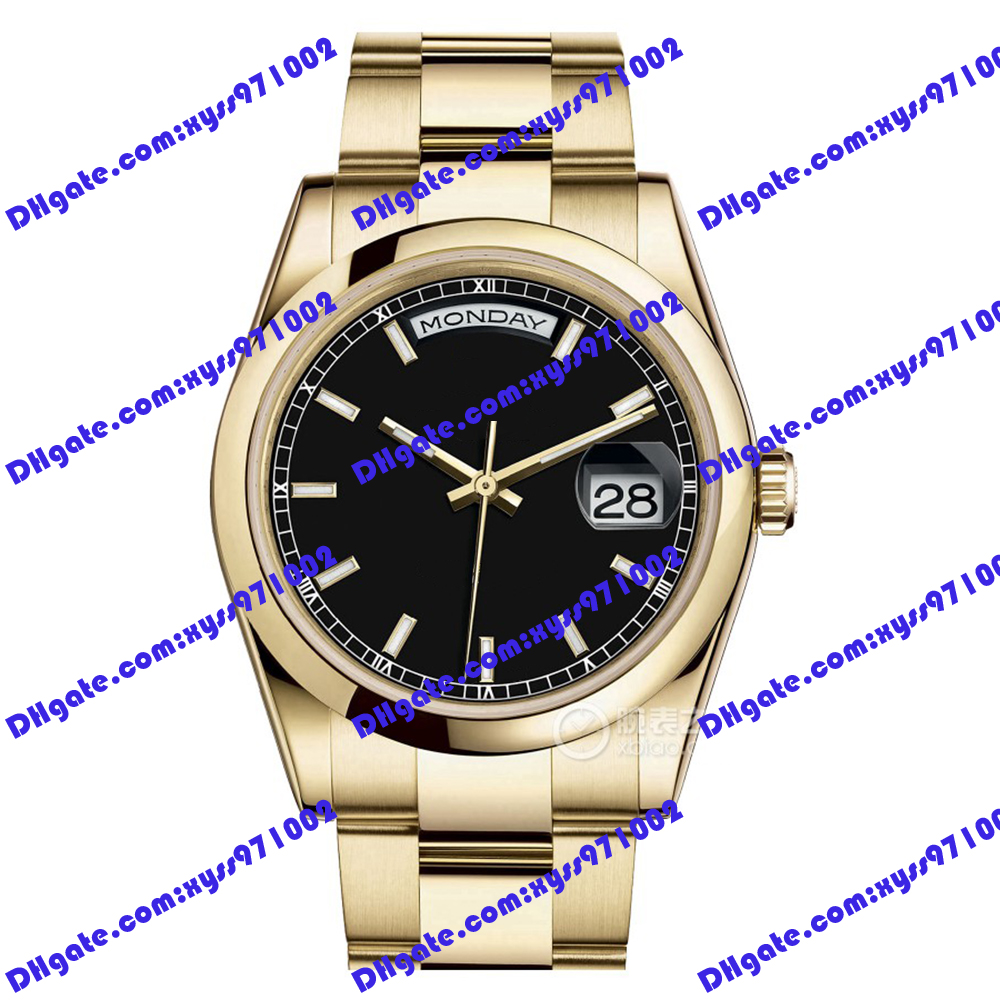 High quality 2813 automatic watch 118208-0095 luxury men's watch 36mm sapphire glass black dial women's watch gold 306 stainless steel strap 118209 watches wristwatch
High quality 2813 automatic watch 118208-0095 luxury men's watch 36mm sapphire glass black dial women's watch gold 306 stainless steel strap 118209 watches wristwatch