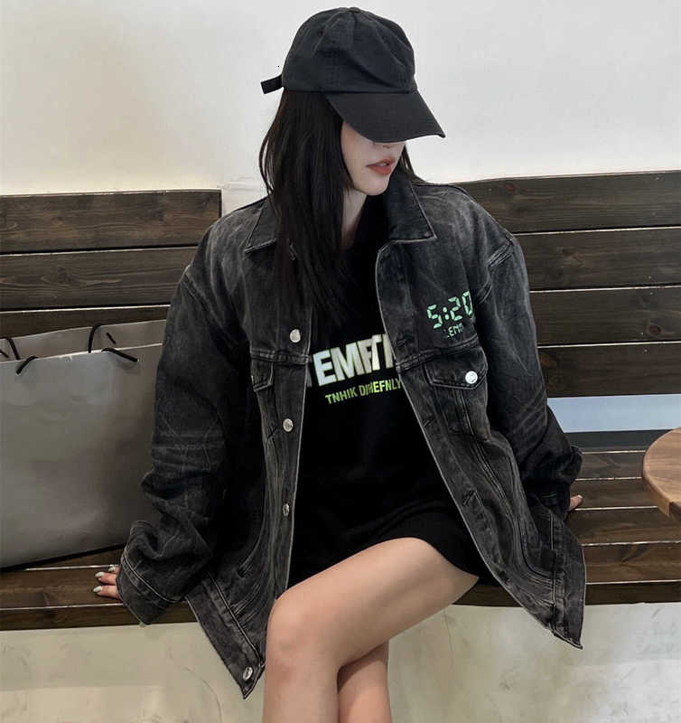 Men's Jackets High Edition Early Autumn Family B 5 Capsule Washed Old Digital Printing and Women's Denim Jacket DRSB, Wash water black
Men's Jackets High Edition Early Autumn Family B 5 Capsule Washed Old Digital Printing and Women's Denim Jacket DRSB, Wash water black