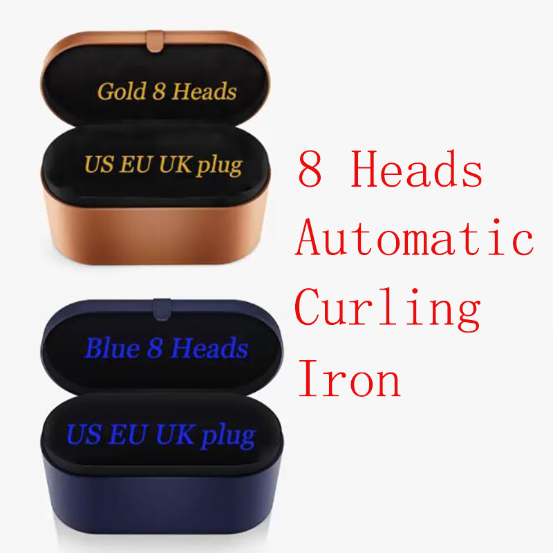 Automatic Curling Iron Hair Curler Styling 8 Heads Blue Gold Pink Multi-function Hair-Styling Hair-curlers Device Gift Box EU UK US Plug
Automatic Curling Iron Hair Curler Styling 8 Heads Blue Gold Pink Multi-function Hair-Styling Hair-curlers Device Gift Box EU UK US Plug