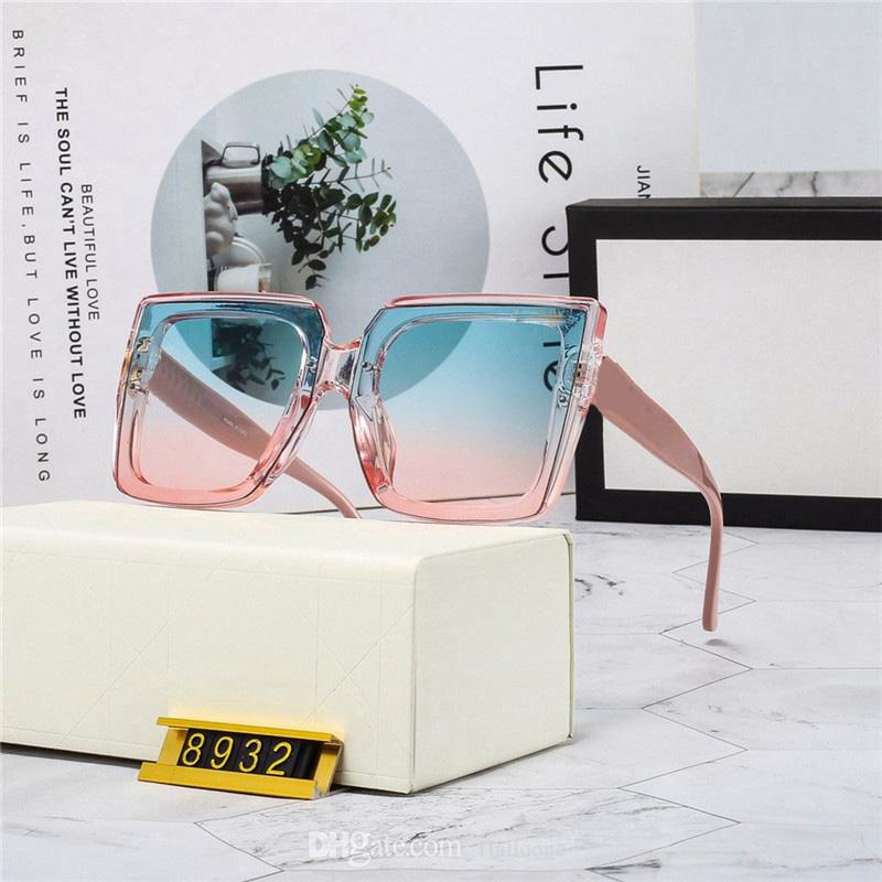 2023ss Luxury Sunglasses For Men Women Pilot Sun Glasses UV400 Eyewear Metal Frame Polaroid Lens 8932 With box and Case