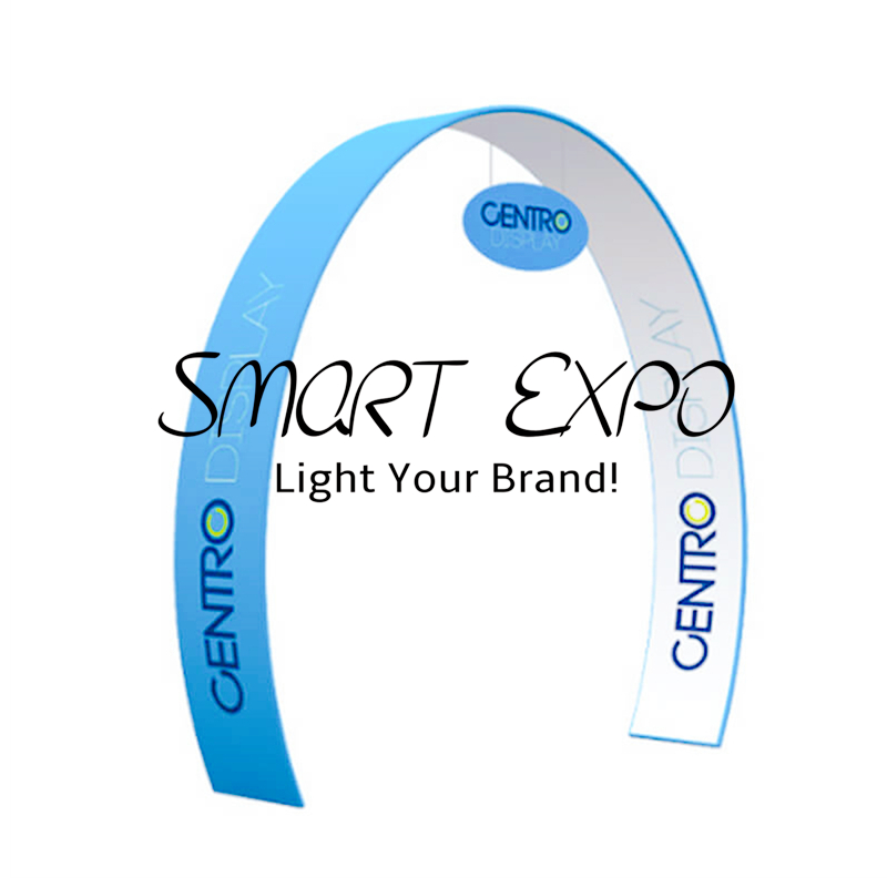 20x20 Trade Show Booth Display with Custom Branding Graphics