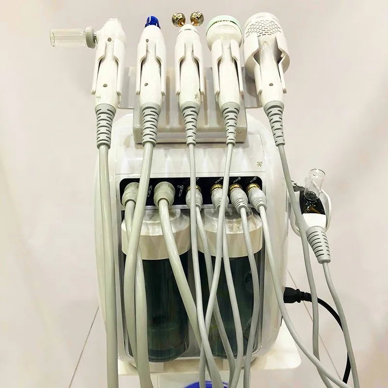 EMS nano oxygen jet peel dermabrasion RF skin rejuvenation scubber mesogun hydrating ultrasonic machine
