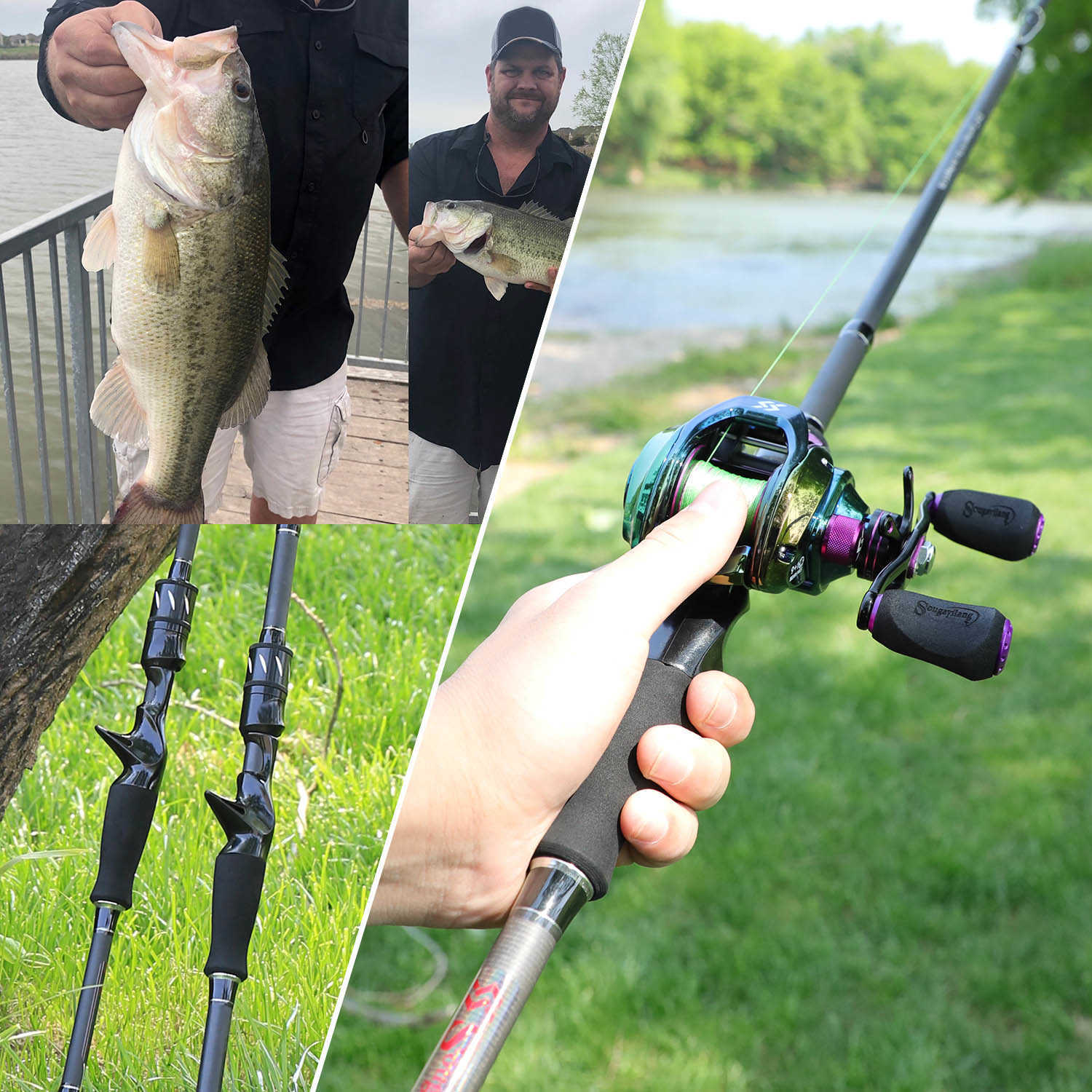 Boat Fishing Rods Sougayilang Fishing Rod High Quality Carbon Fiber Telescopic Fishing Pole 510LB SpinningCasting Rod Float Fishing Tool J230211