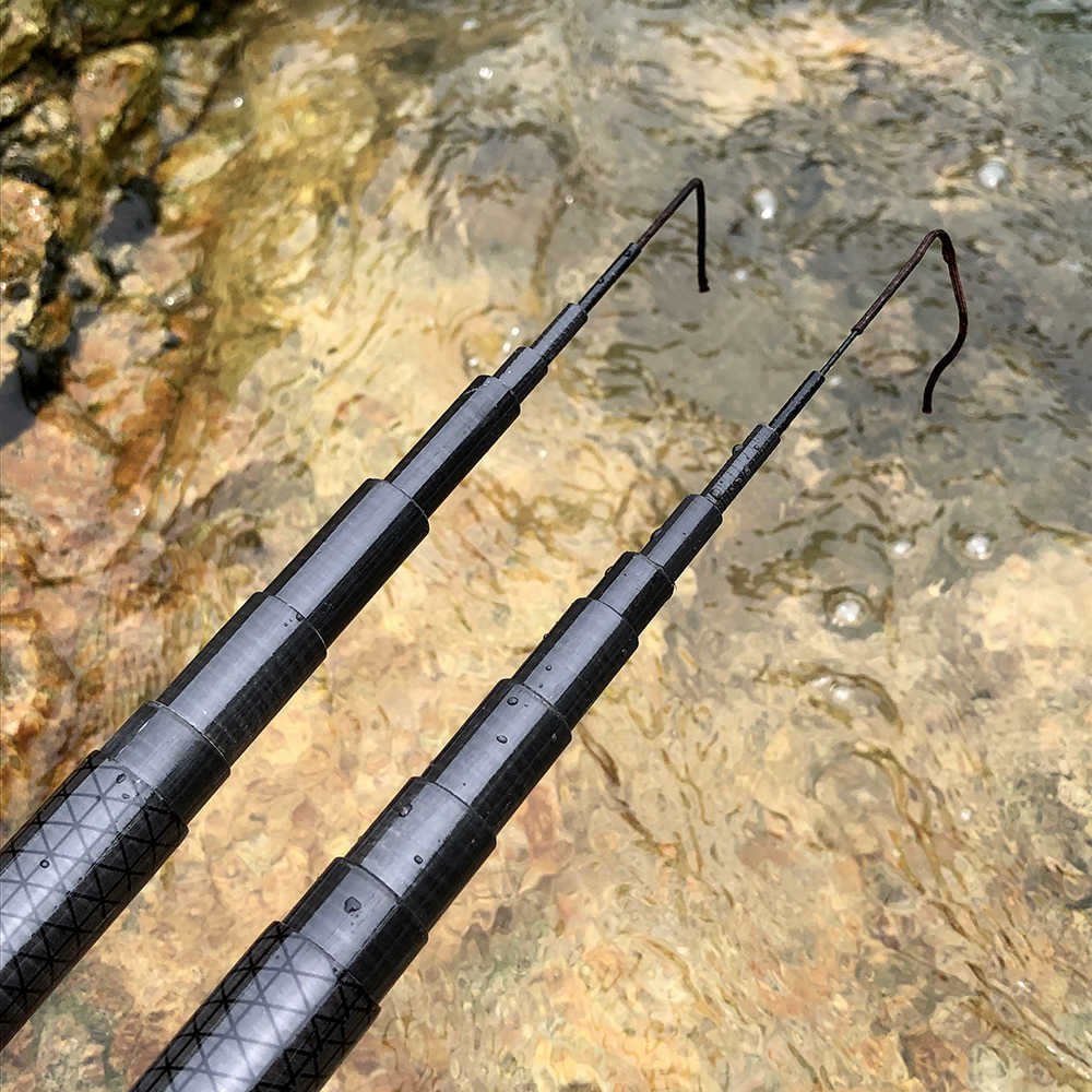 Boat Fishing Rods GHOTDA Telescopic Carbon Fiber Stream Fishing Rod Superhard Hand Fishing Rod 36M 45M 54M 63M 72M J230211